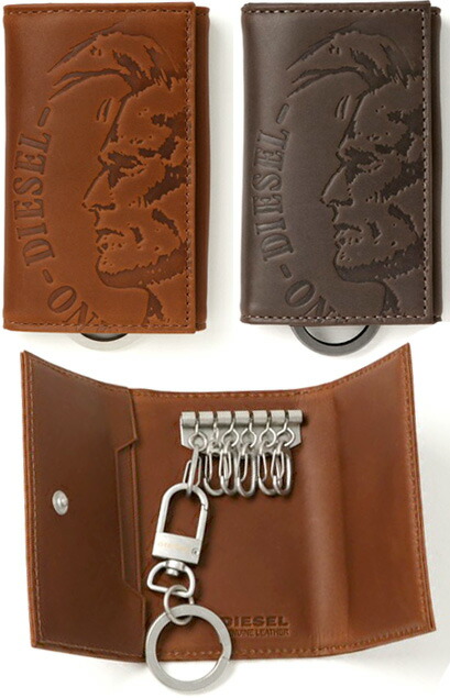 楽天市場】DIESEL ディーゼルキーリング付き6連キーケースエンボス