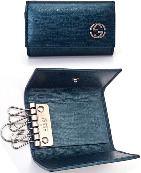 楽天市場】GUCCI グッチ 6連キーケースインターロッキングG金具 型