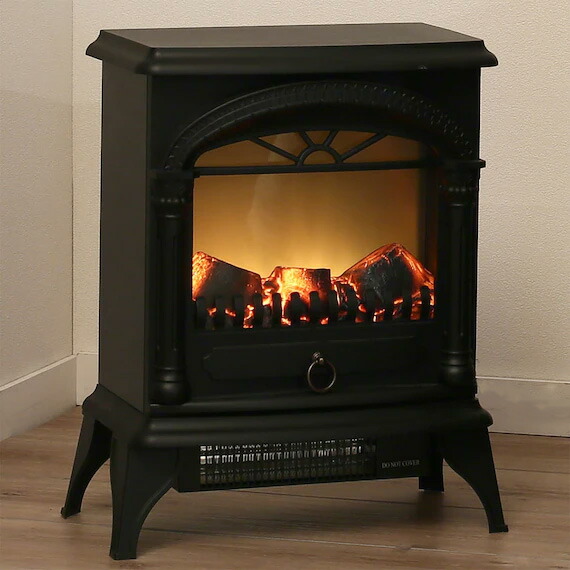 楽天市場】リビングやダイニングの片隅にエレクトリックファンヒーター