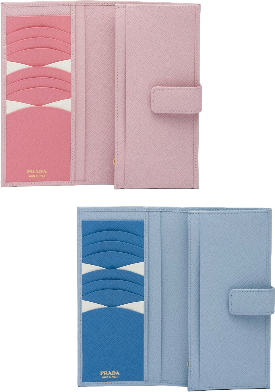楽天市場】PRADA プラダ レディース小銭入れ付き二つ折り長財布