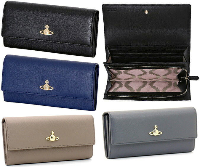 楽天市場】ヴィヴィアン 二つ折り財布 グレーの通販