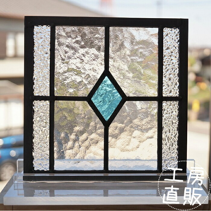 ステンドグラスパネル住宅用アンテイーク調ウイングP(1441)