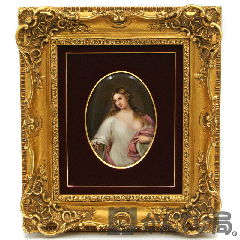 ルイーゼ王妃 陶板画／額装 アンティーク 投資アート 希少・KPM