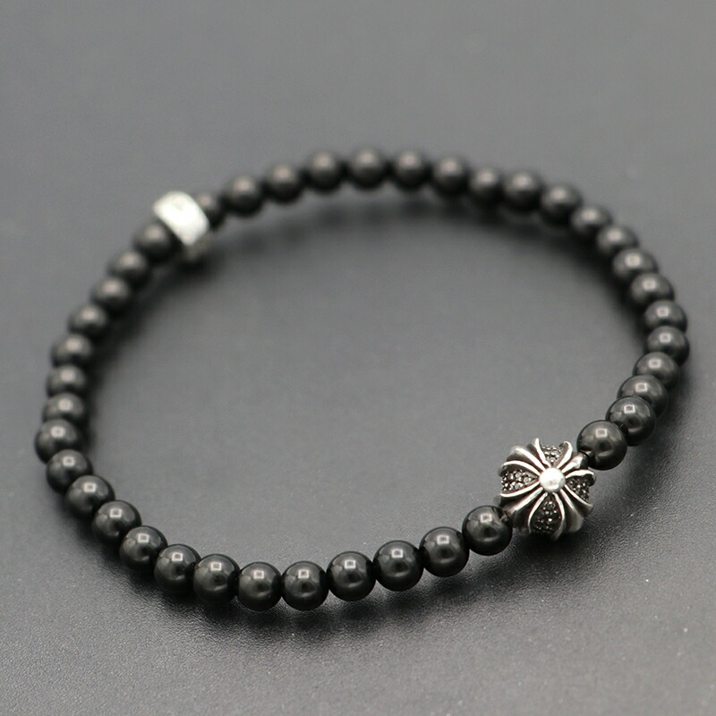 クロムハーツ（原本有） ブレスレット クロスボール ビーズ CHROME