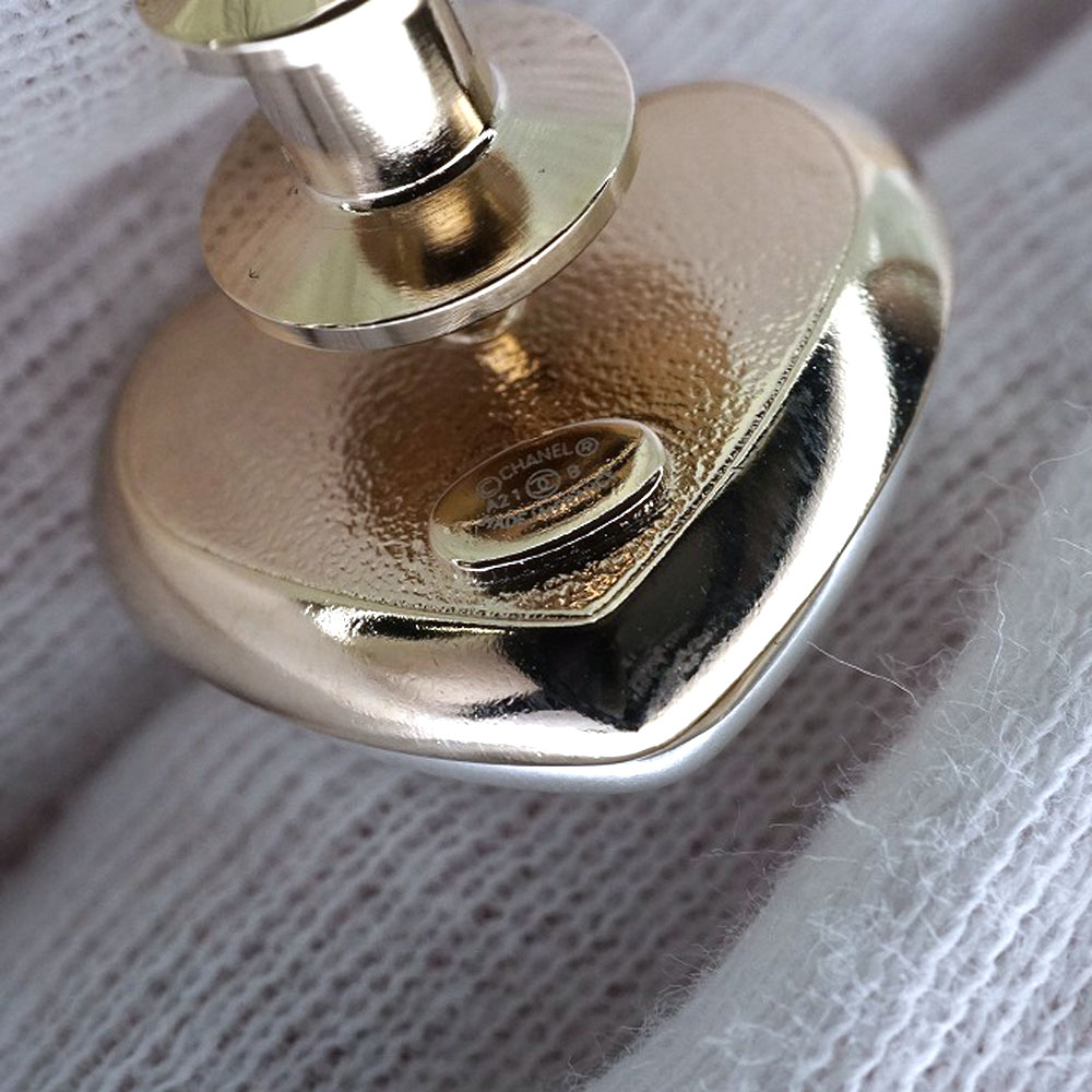 楽天市場】【値下げ】CHANEL 【シャネル】 ハートブローチ 2個セット