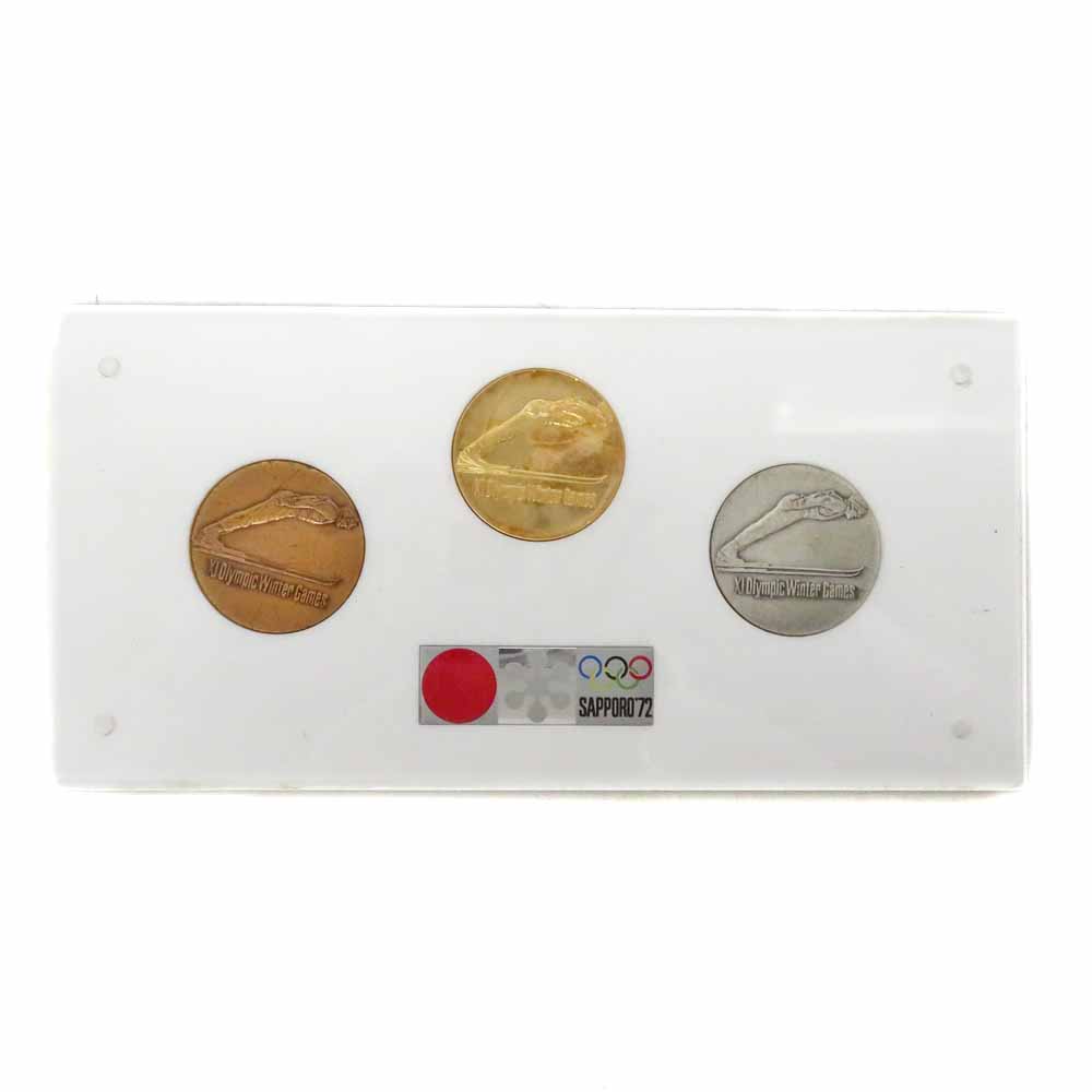 1972年札幌オリンピック冬季大会 記念メダル 純銀 希少品 1972年札幌