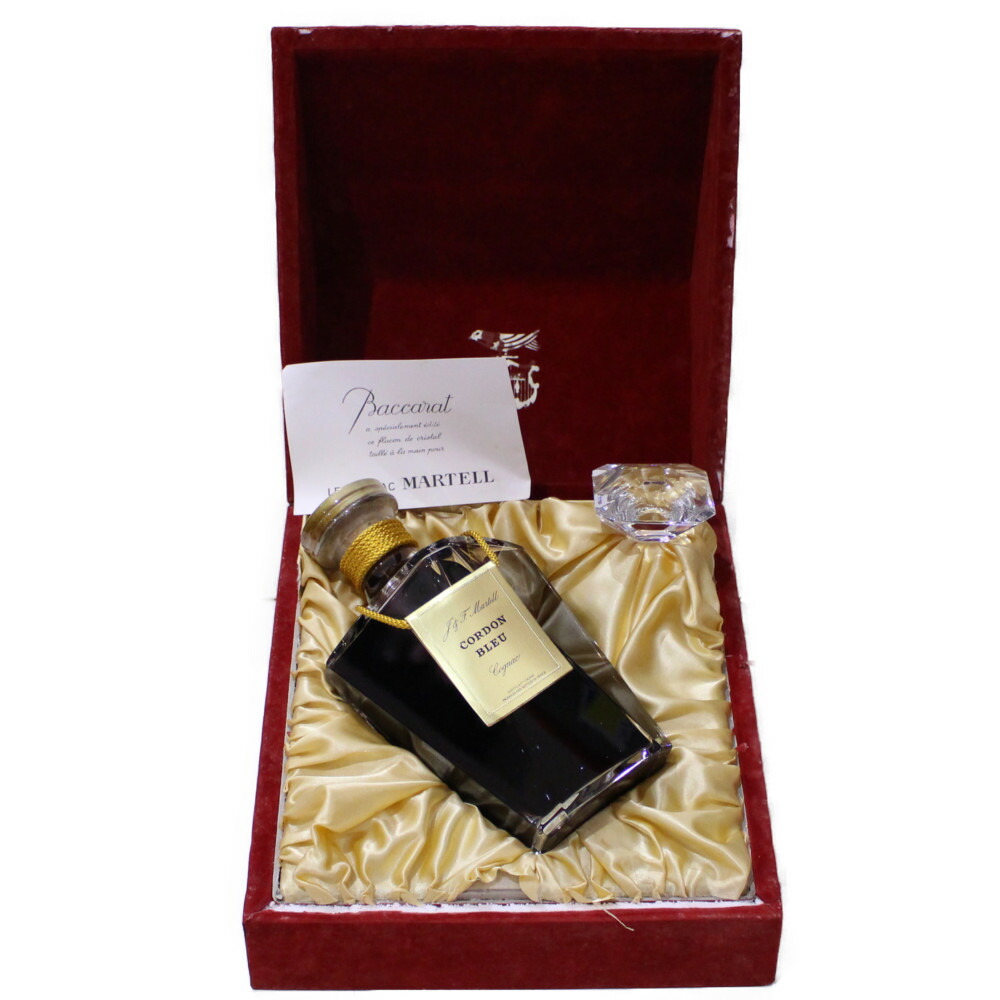 マーテル コルドン ブルー バカラ クリスタル 700ml コニャック 箱付き