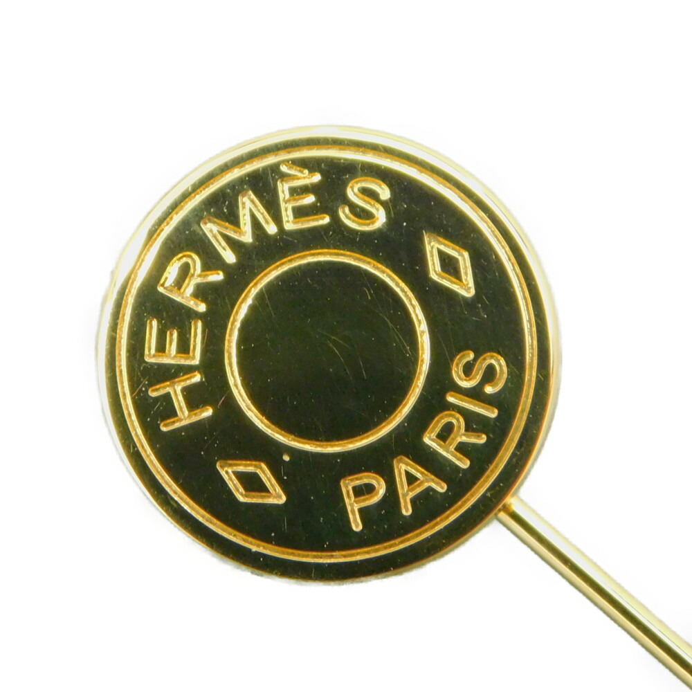 限界価格 極美！ エルメス セリエ クルードセル ピンブローチ ゴールド