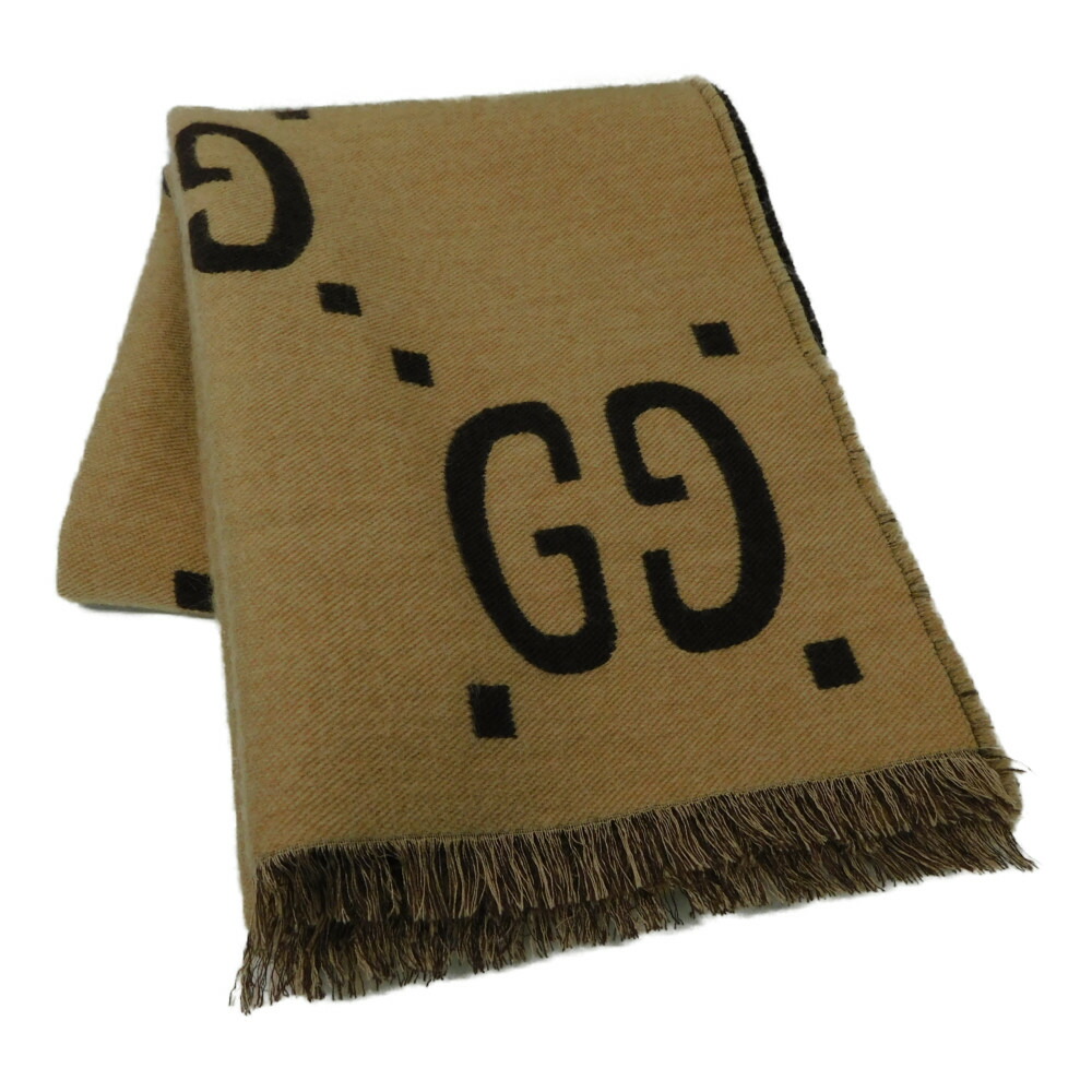 楽天市場】GUCCI グッチ GGジャガード ウールシルクマフラー 495592