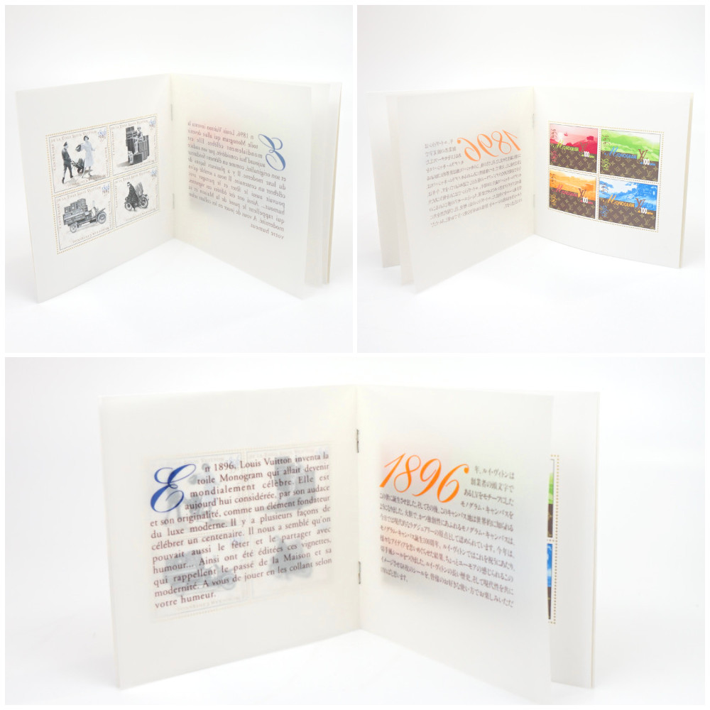 劇レア！ルイヴィトン 切手シート1896年-1996年(v2-148)me351 劇レア