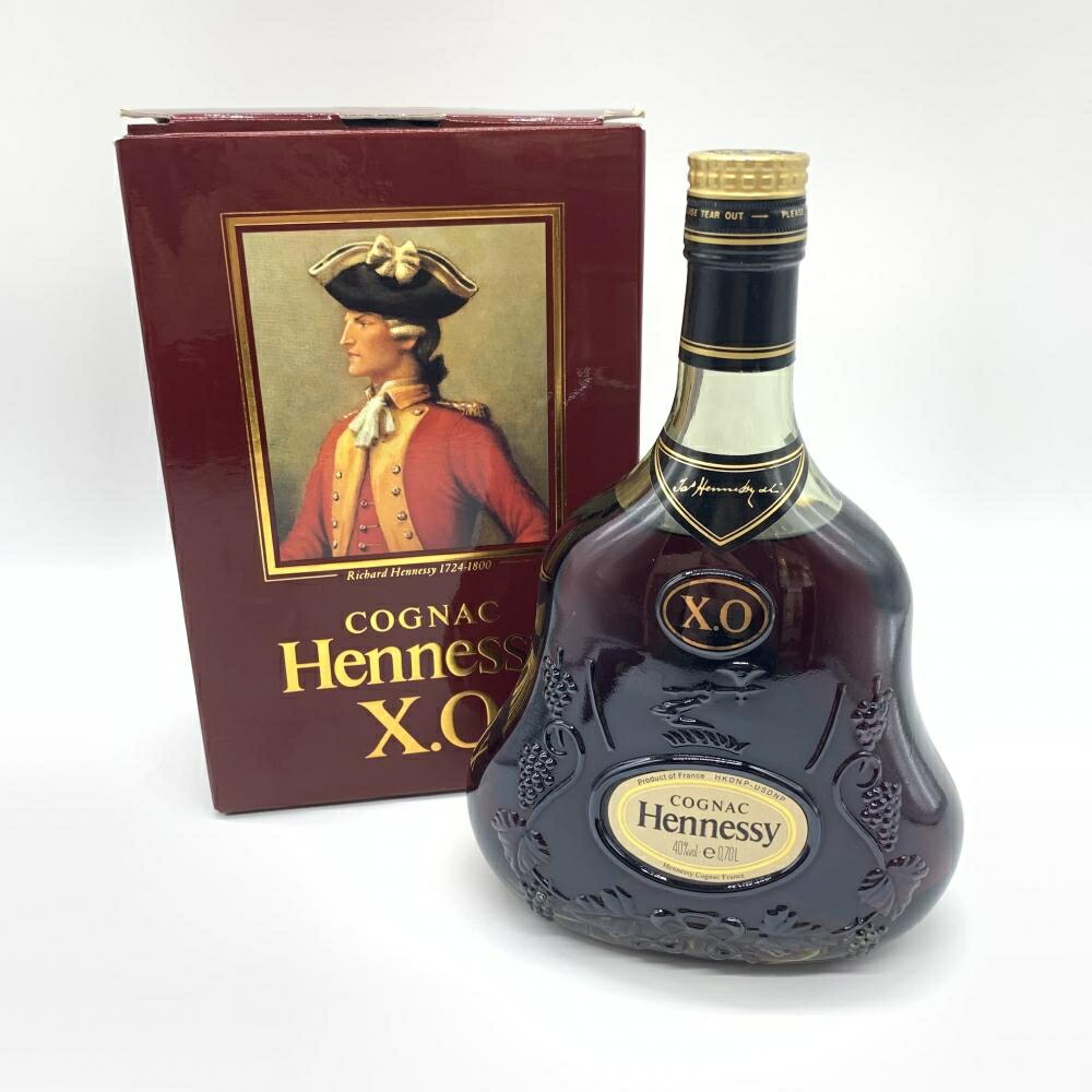 Hennessy ヘネシー コニャック X.O グリーンボトル 金キャップ 40度