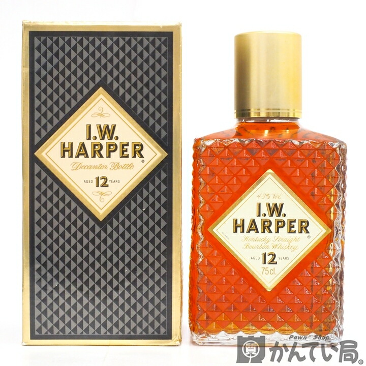 楽天市場】【未開栓】I.W.HARPER IWハーパー 12年 旧ラベル 750ml 43