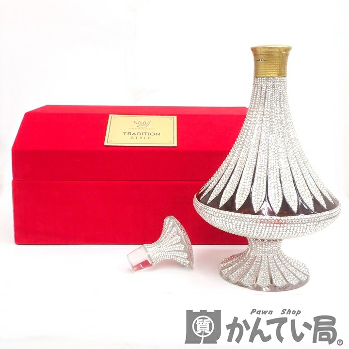 クリスタルデキャンタトラディションスタイル替え栓付！未開栓カミュタイプ