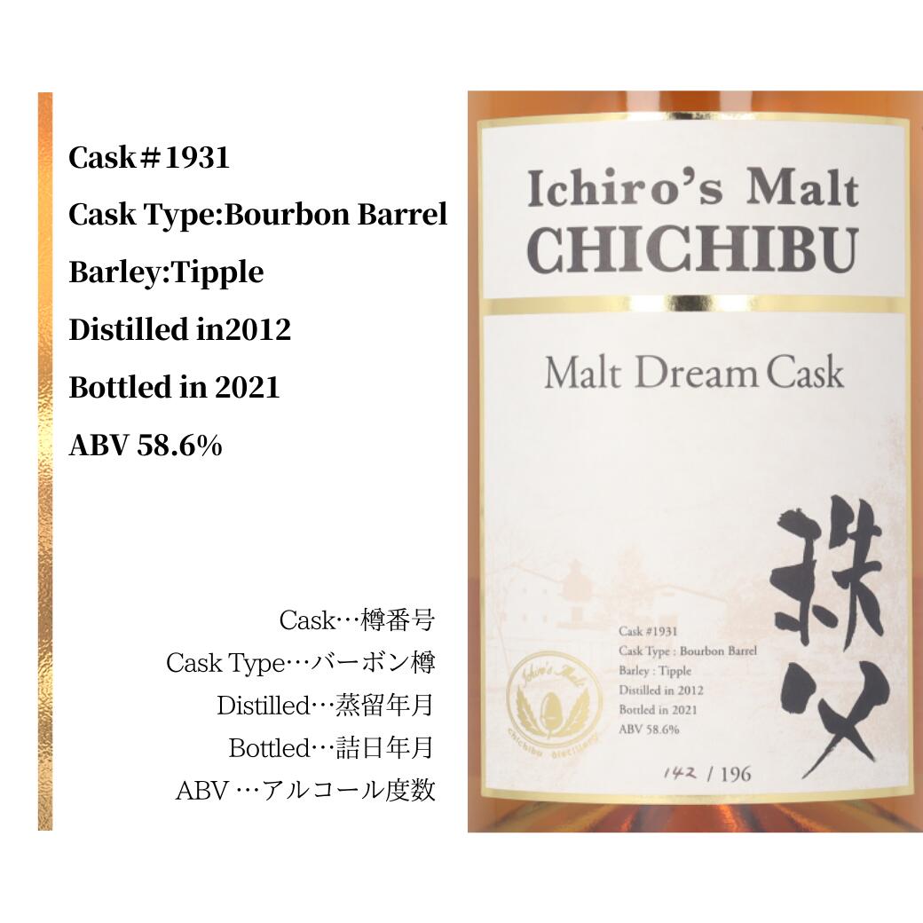 楽天市場】196本限定 イチローズモルト シングルカスク 10年