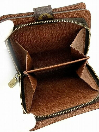 楽天市場】O 【LOUIS VUITTON】コンパクトジップ M61667 二つ折り財布