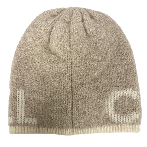 楽天市場】CHANEL シャネル 21B ロゴ ニット帽 カシミヤ混 ホワイト