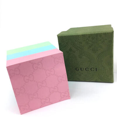 楽天市場】GUCCI【グッチ】付箋紙 メモ紙 ノベルティ メモパッド 3色