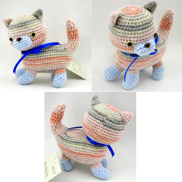 楽天市場】あみぐるみキット 猫のミッチェ MI-17 内藤商事 【KN