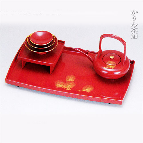 楽天市場】お屠蘇セット おしゃれ 送料無料 屠蘇器 セット 朱 若松沈金