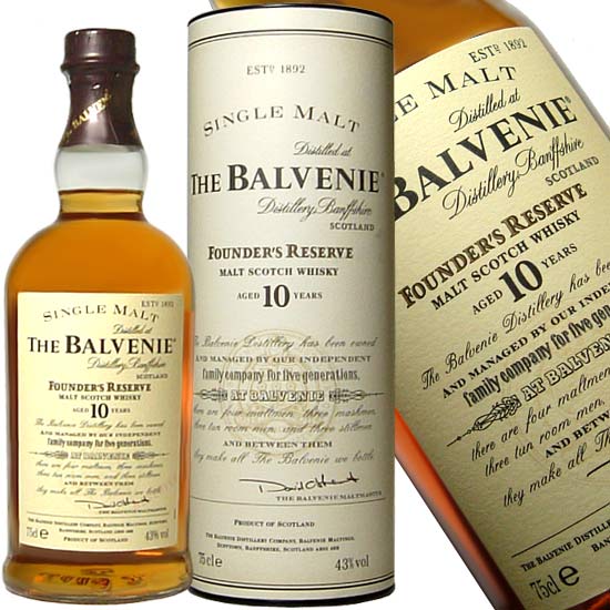 楽天市場】バルヴェニー ファウンダーズ リザーヴ 10年 750ml 43度