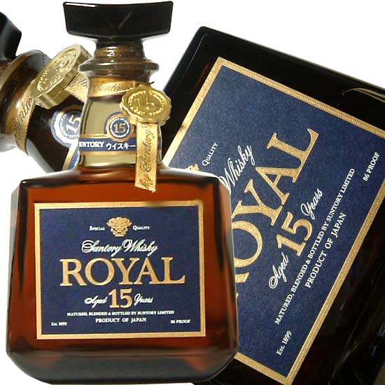 サントリーウィスキー ローヤル15年750ml 43% 1960年 楽天市場