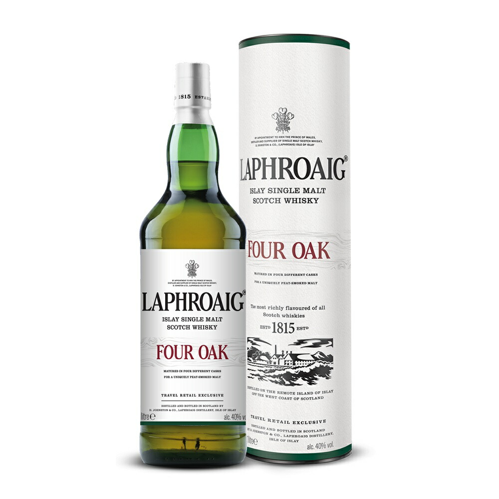 楽天市場】ラフロイグ フォーオーク 1000ml 40度 箱付 Laphroaig Four