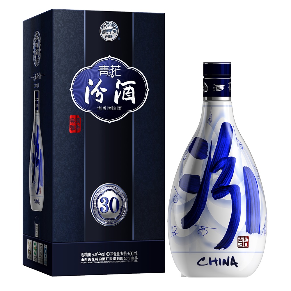 楽天市場】汾酒 30年 陳醸 汾酒 500ml 48度 陶器瓶 正規品 箱付 Fen