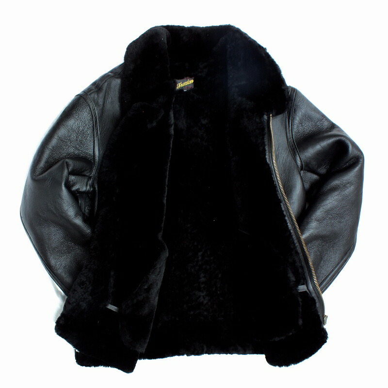 楽天市場】B-3 ムートンジャケット 本皮 本革 メンズ フライト