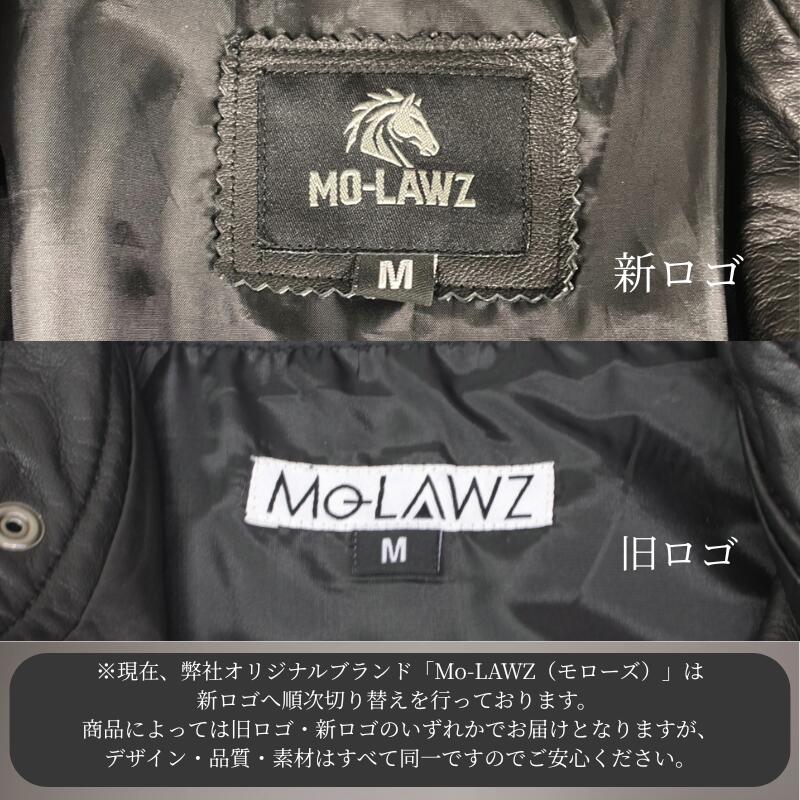 楽天市場】Mo-LAWS ダメージ シングルライダースジャケット メンズ 革