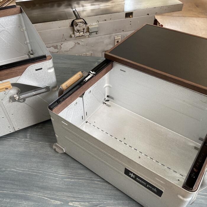 楽天市場】シェルフコンテナ 25タイプ専用 スライドレール式天板 玉杢