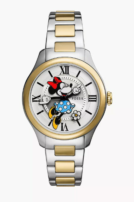 楽天市場】Minnie Mouse ミニーマウス × FOSSIL フォッシル クラシック