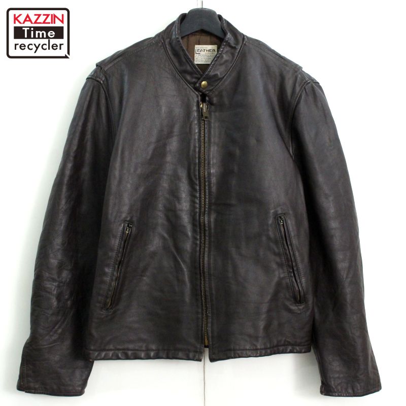 楽天市場】70s ブルックス ビンテージ シングルライダースジャケットの通販