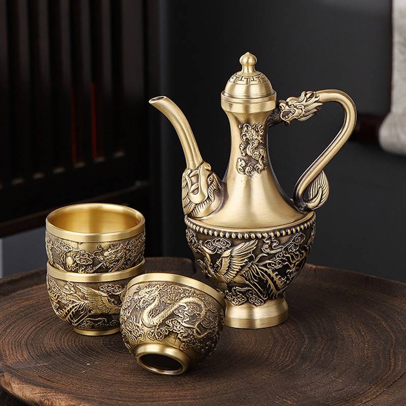 楽天市場】龍鳳徳利 山水 福 酒盃 酒器セット とっくり ぐい呑み