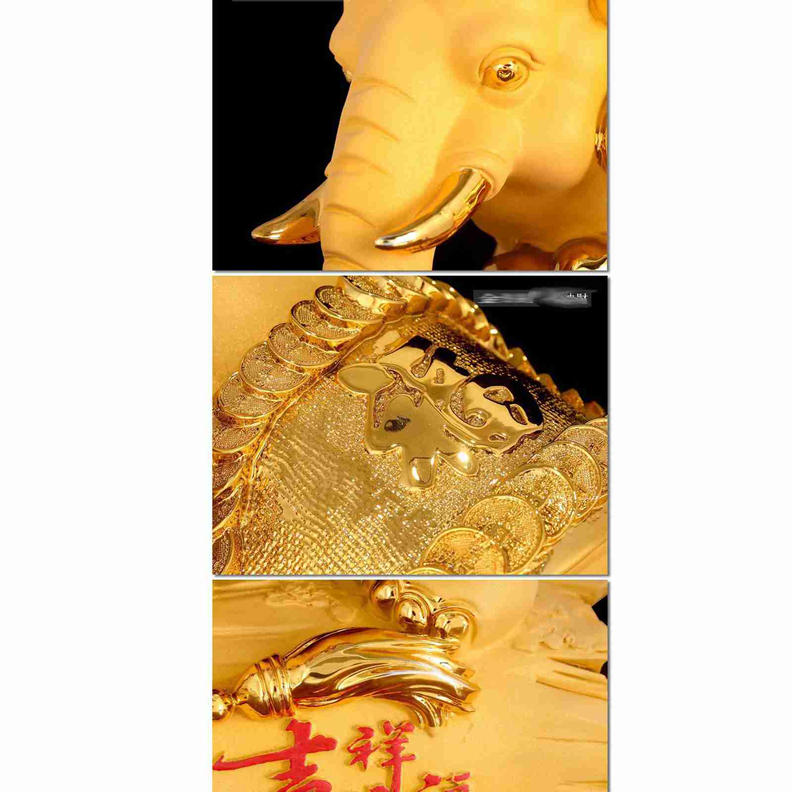 楽天市場】玄関飾り 象の置物 2体セット 置き物 ゾウの置物 風水象の像