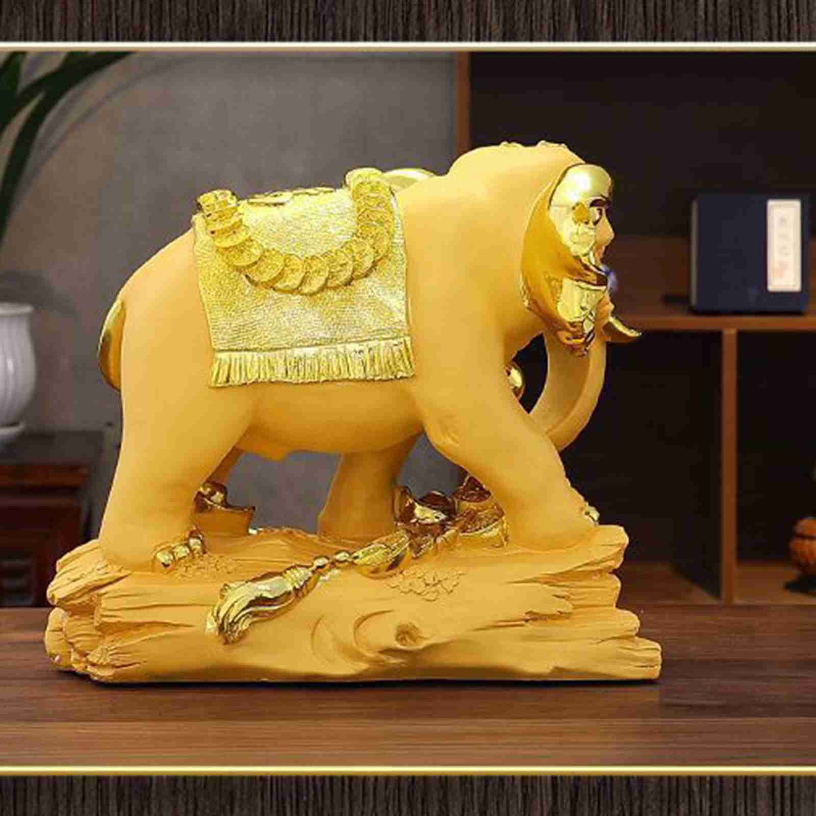 楽天市場】風水グッズ 象の置物 樹脂彫刻 置物 祈願金運 運気上昇 ゾウ