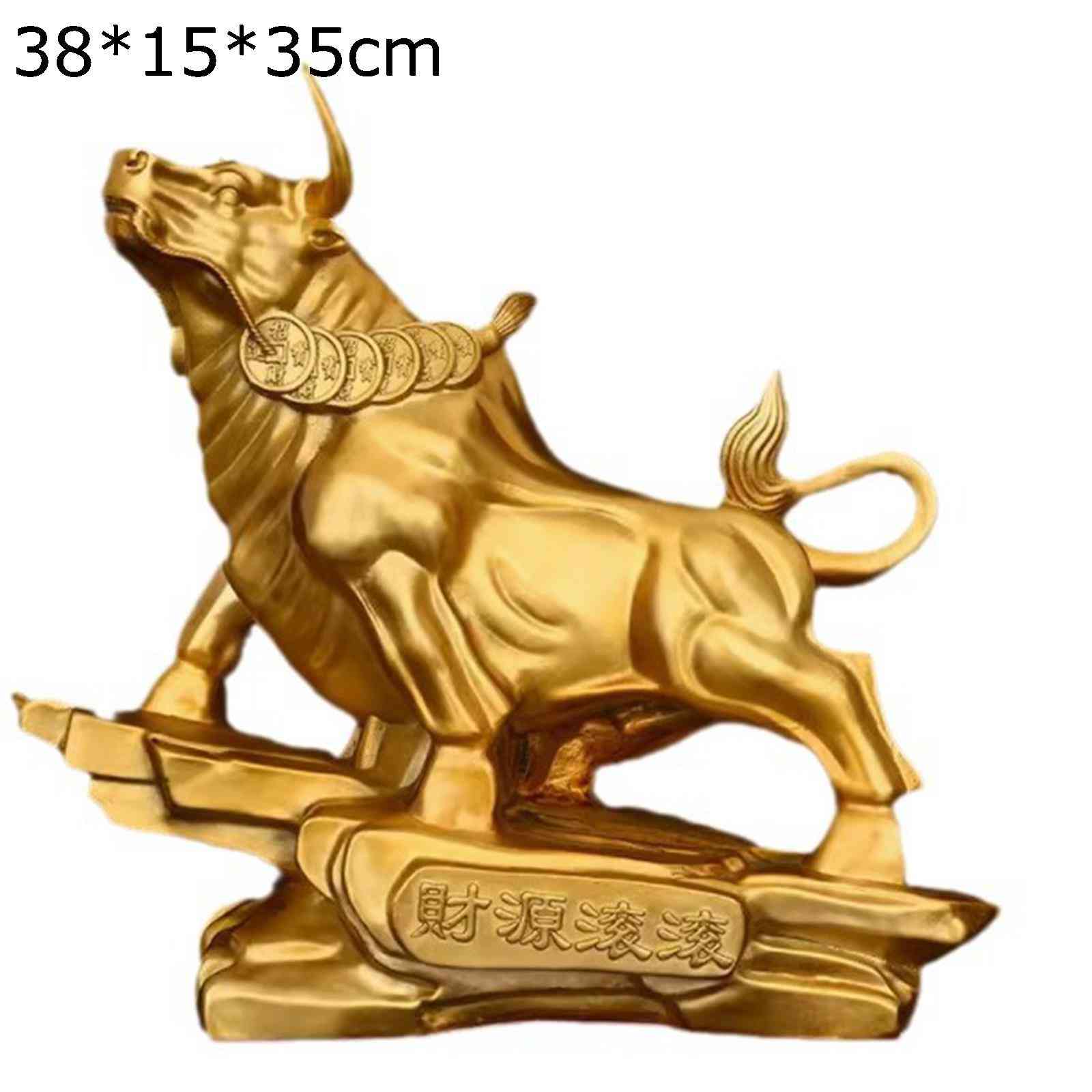 楽天市場】風水置物 牛の銅像 銅牛 牛 十二支置物 うし 金運 財運 開運