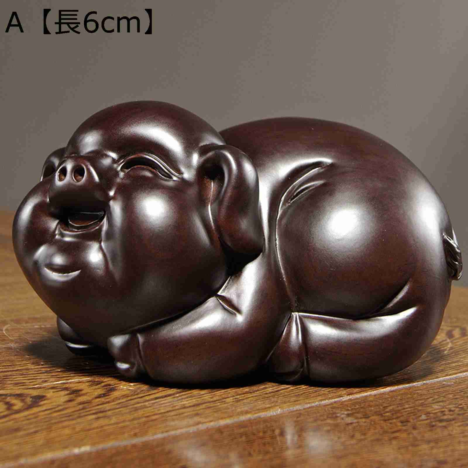 楽天市場】干支豚 置き物 亥 ブタ 木製の十二支 彫像 開運グッズ 天然