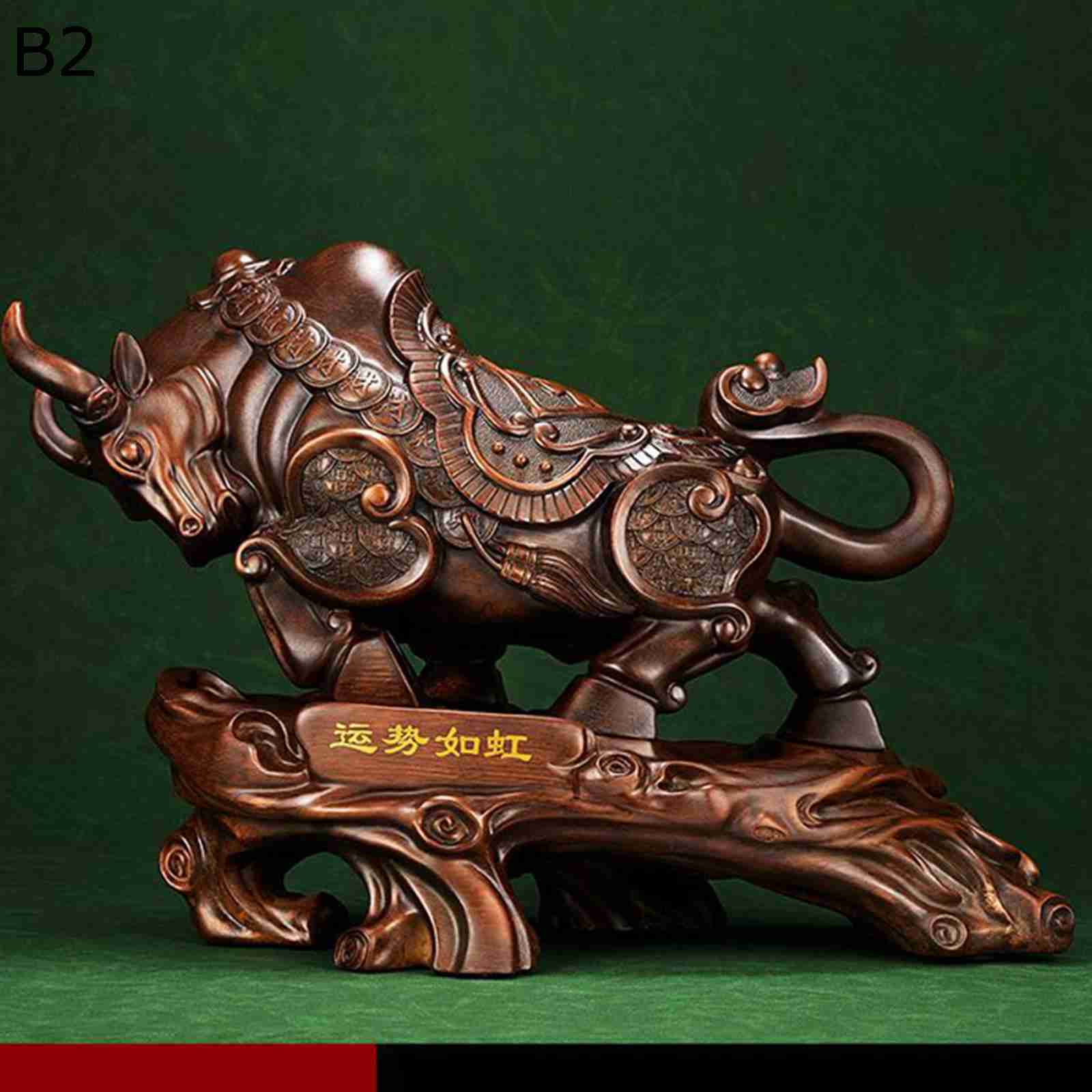 楽天市場】風水置物 牛の置物 牛の彫像 招財 財運 金運アップ 運気