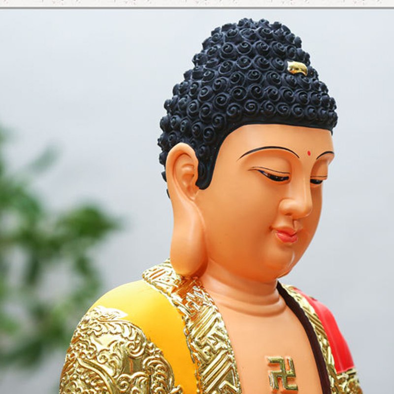 楽天市場】家庭用三宝仏 釈迦牟尼仏像 お釈迦様 薬師如来座像 薬師仏