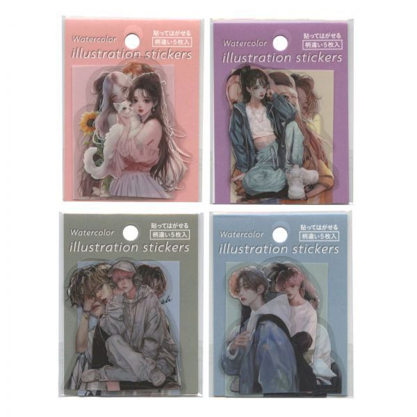 楽天市場】ステッカーセット シール【女の子B】コラージュ素材
