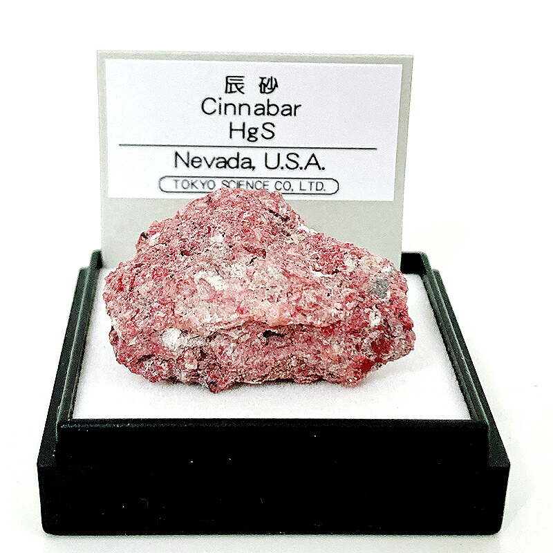 楽天市場】辰砂（アメリカ ネバダ州） 鉱物 標本 東京サイエンス ミニ