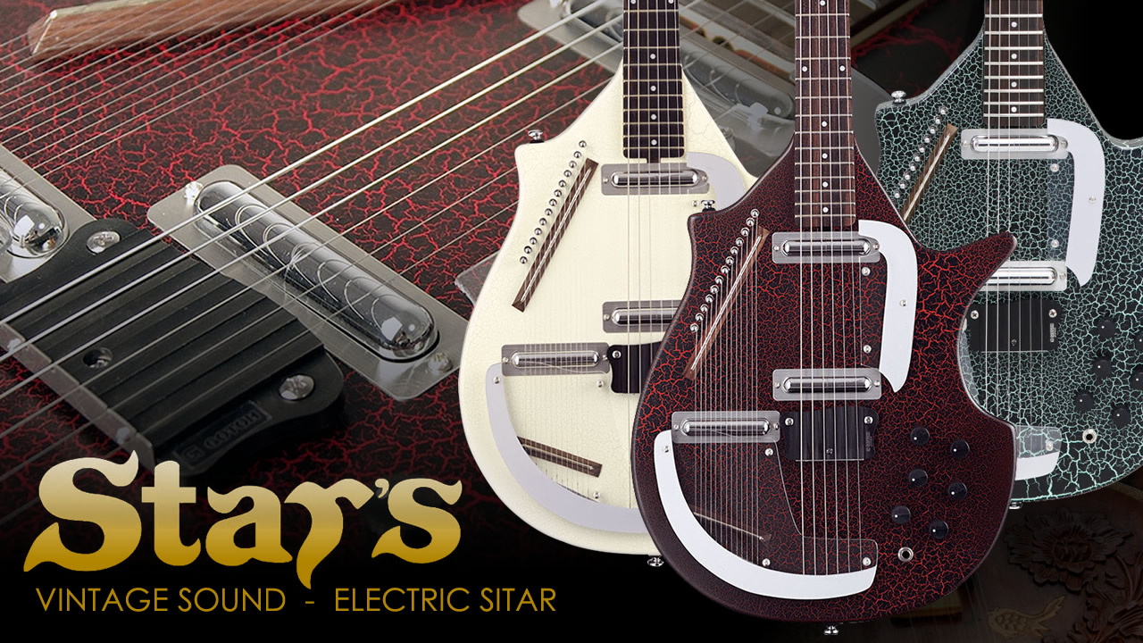 STARS electric sitar エレキシタール STARS electric sitar エレキ