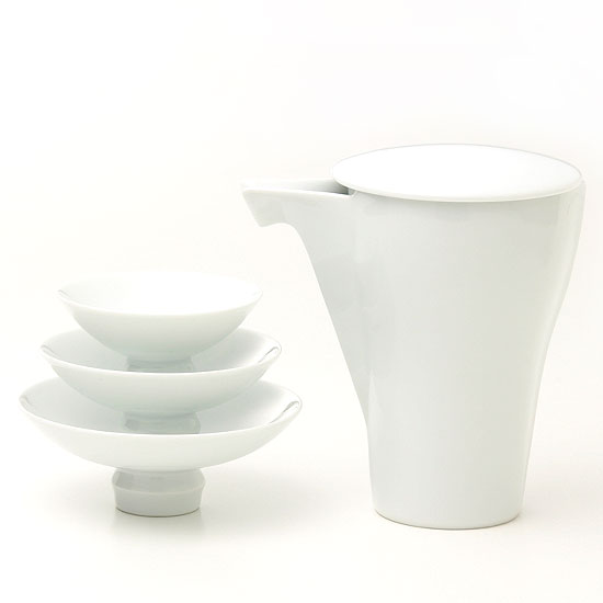 白磁徳利 白磁 花生 薪窯白磁 徳利 | Works | 田淵太郎 | panorama