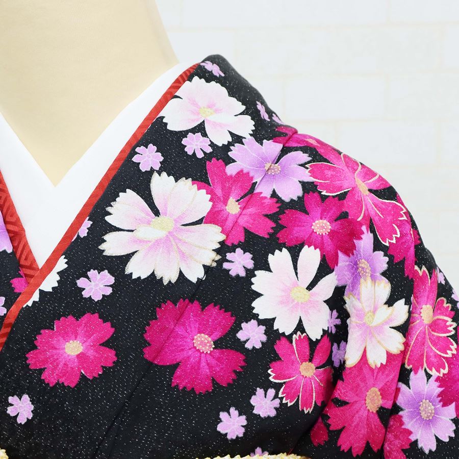 楽天市場】振袖 中古 フルセット 長襦袢 袋帯 帯締め 帯揚 重ね衿付き