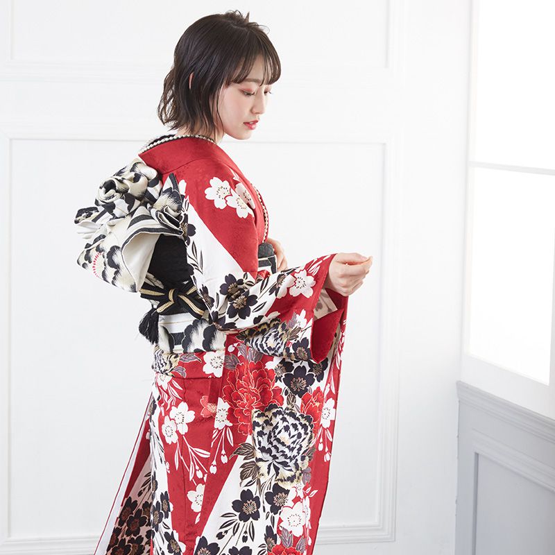 KN3885 振袖 身丈154.5cm 正絹 着物 成人式 【公式通販】