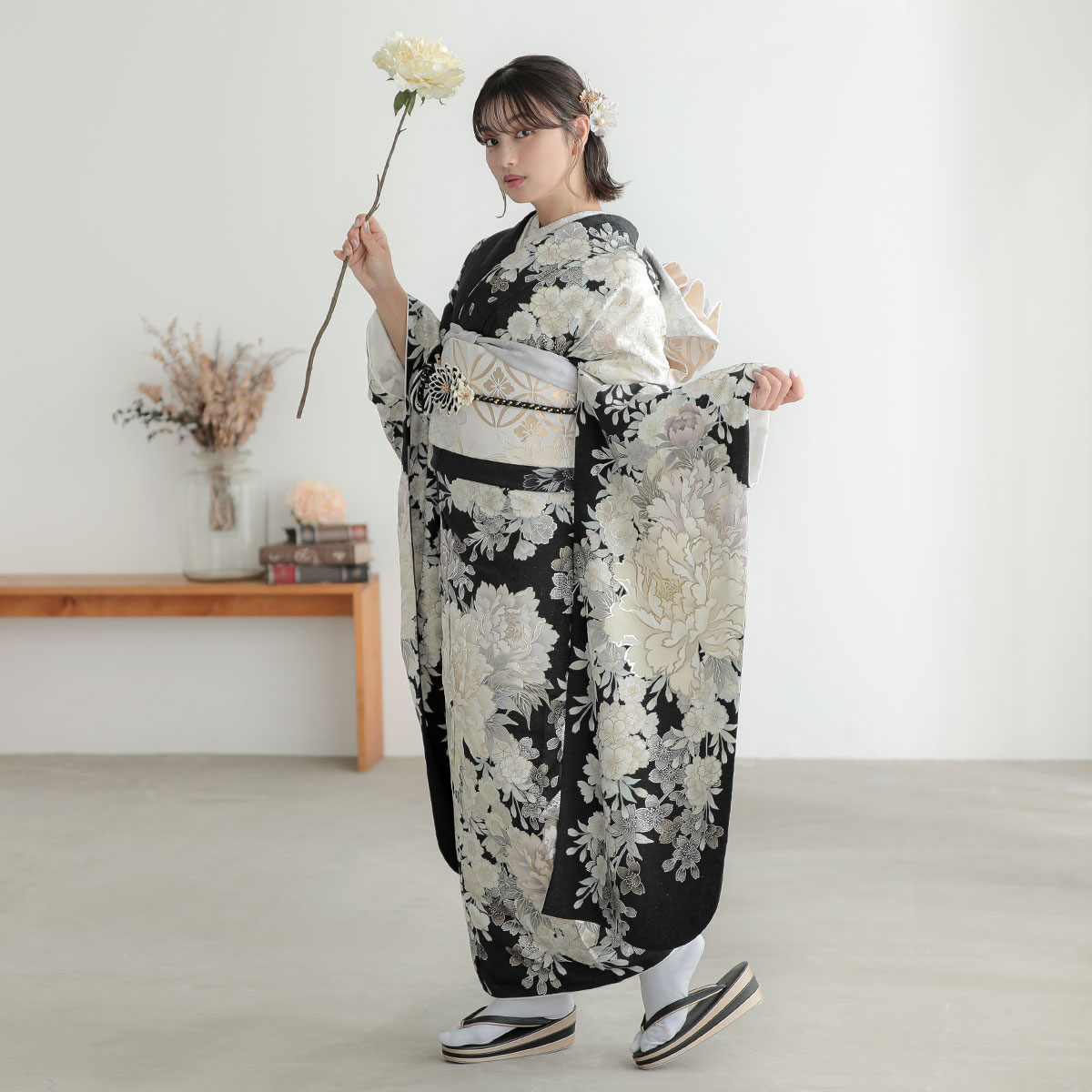 楽天市場】成人式早割クーポン10％オフ【振袖 レンタル】RS2086 正絹