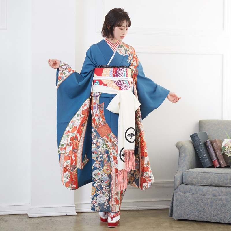 ☆着物10☆ 1円 絹 訪問着 総絞り 梅 枝花 しつけ付