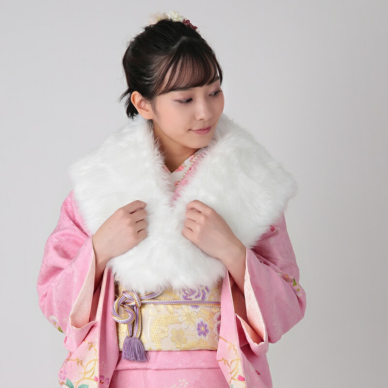 楽天市場】【振袖 レンタル】 結婚式 結納R949 正絹 ピンク 桜と野ばら