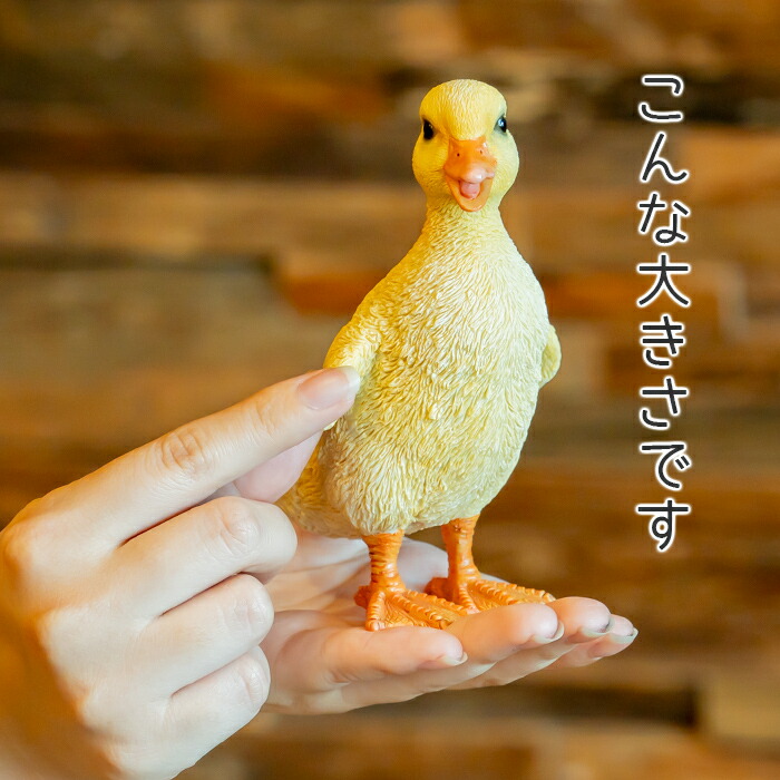 楽天市場】立ち上がったアヒルの子供《 シロアヒル 13cm》〔 WOOBIA