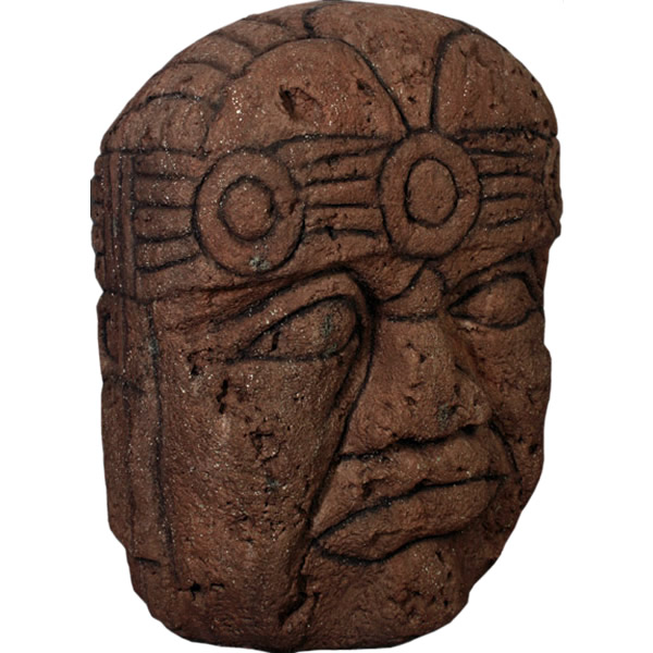 楽天市場】オブジェ オルメカの頭・石像・170センチ インテリア